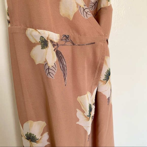 Lulus All Mine Rusty Rose Floral High-Low Maxi - Picture 5 of 6